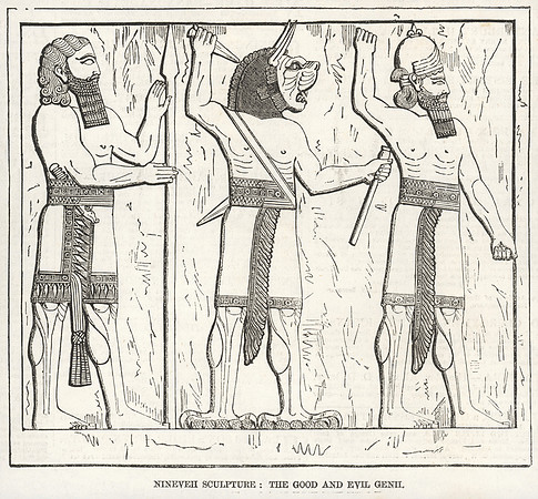 Vintage Genii Illustration