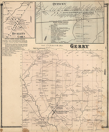 Vintage Map - Gerry+