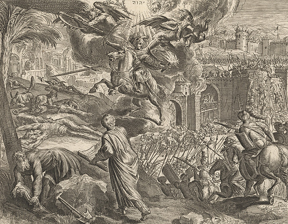 Vintage Engraving - Hooghe Bible Jeremiah 2