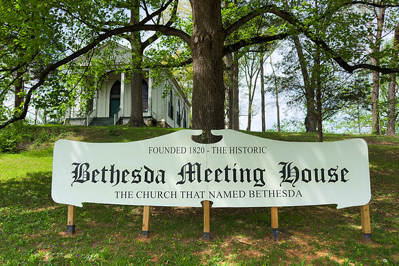 Bethesda Meeting House & Sign