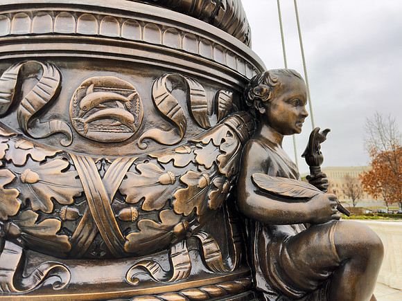 Supreme Flagpole Sculpture