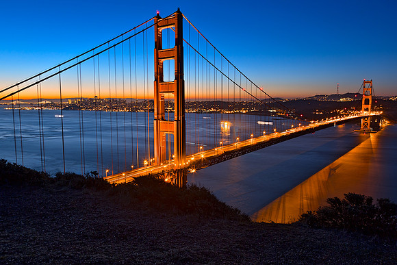 Golden Gate Dawn Bridge
