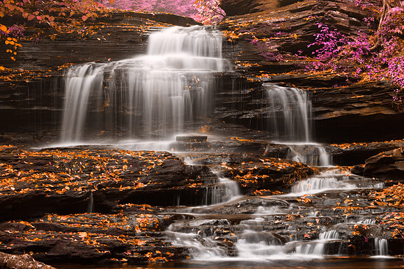 Onondaga Falls - Pastel Fantasy