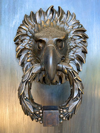 Eagle & Wreath Door Handle