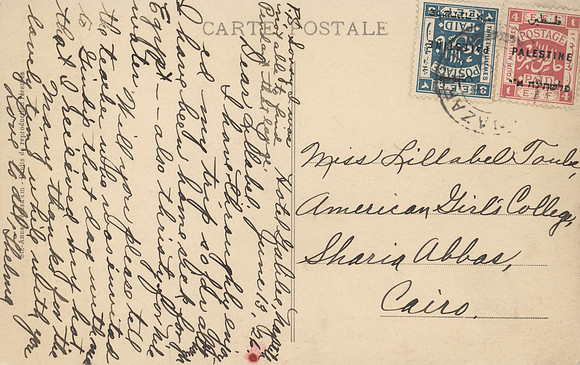 Vintage Postcard Message 3