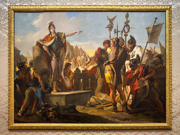 Queen Zenobia Addressing Her Soldiers (by Giovanni Battista Tiepolo circa 1725/1730)
