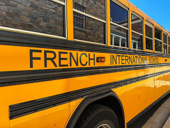 French International School Bus Side