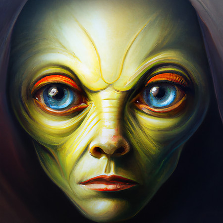 Blue-Eyed Alien