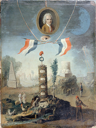 Allégorie révolutionnaire (by Nicolas-Henri Jeaurat de Bertry circa 1794)