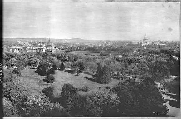 Panoramic View of the City of Washington, D.C. 4 (by William Henry Jackson circa 1886)