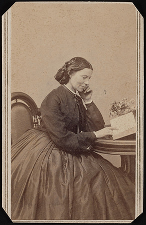 Union nurse Clara Barton (by Charles R. B. Claflin circa 1865)