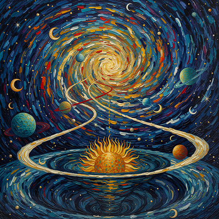 Van Gogh's Spacetime