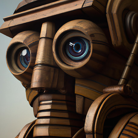 Wooden Robot