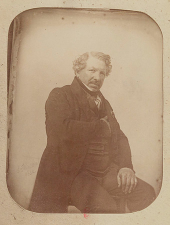 Louis Daguerre Photo Portrait by E. Thiesson (1844)