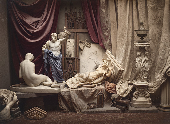 AI Color Reconstruction - Daguerre's Still Life with Jupiter Tonans