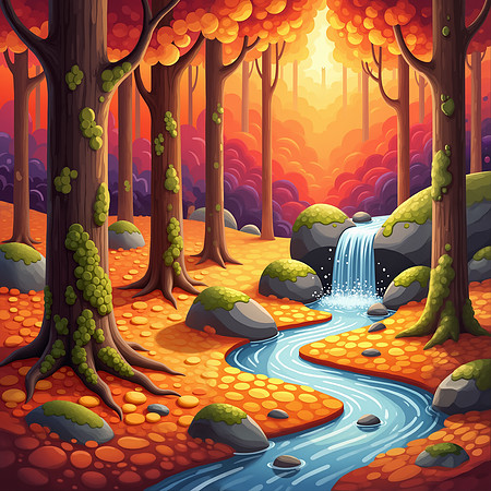 Autumn Blob Serenity