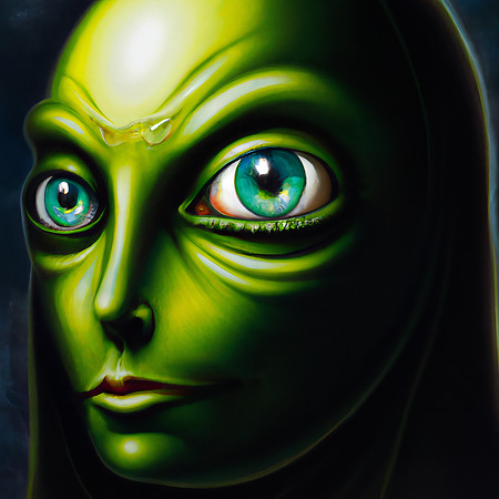 Alien Mona Lisa