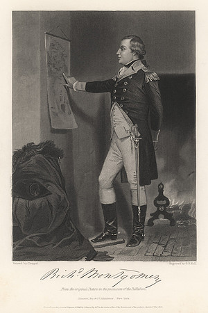 Vintage Image Plate - Richard Montgomery