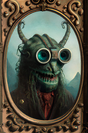 Vintage Tourist Monster