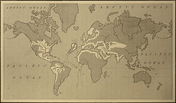 Atlantis Map 1882