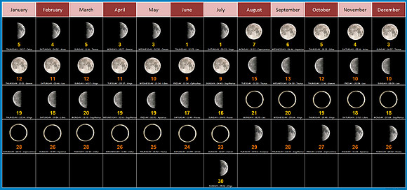 2017 Northern Lunar Calendar