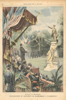 Le Petit Parisien Back Cover - Inauguration of the Rochambeau Monument