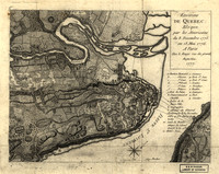 Environs de Quebec: Bloque par les Americains du 8. decembre 1775 au 13. mai 1776.