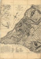 Plan de New-York et des environs. (circa 1777)