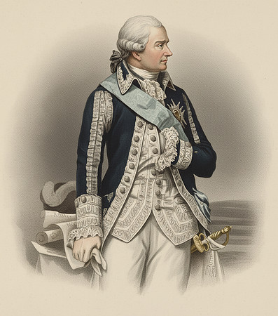 AI Color Portrait Recreation - Rochambeau
