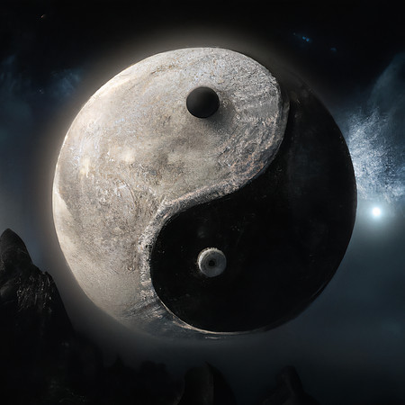 Yin Yang Moon