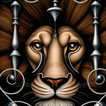 Art Deco Lion