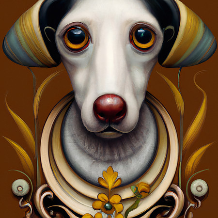Art Deco Dog