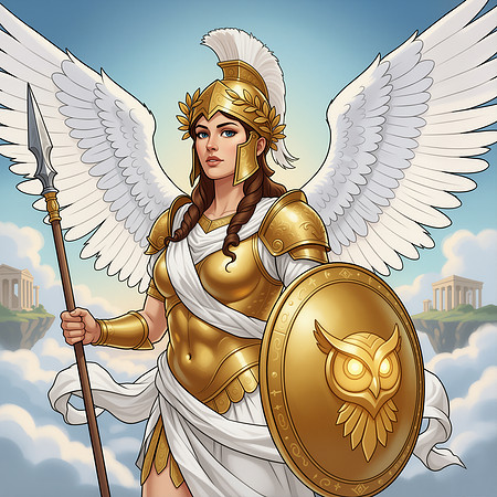 Athena Archangel Cartoon