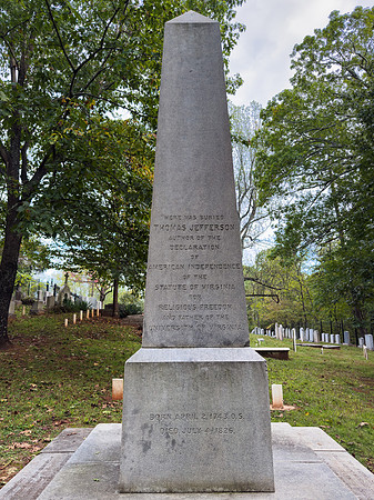 Obelisk Grave - Thomas Jefferson