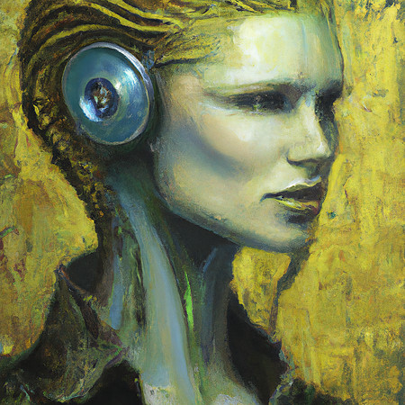Van Gogh's Dream Cyborg