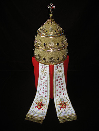 Tiara of Pope Benedict XVI, given to him on 25th of May 2011