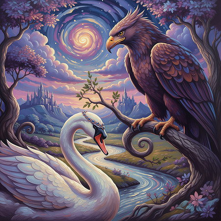 The Celestial Swan and Eagle Guard