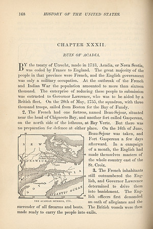 Vintage History of the United States - Ruin of Acadia (Page 168)