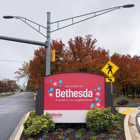 Autumn Bethesda Sign