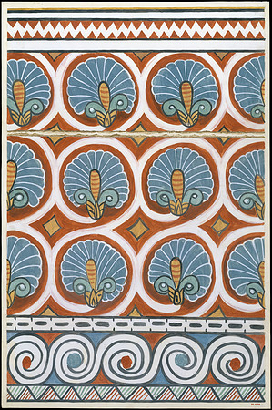 Ceiling Pattern, Tomb of Qenamun (circa 1479–1400 BC)