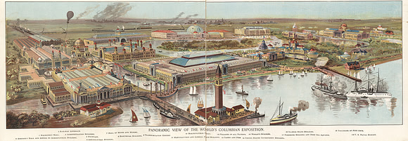 Vintage Image Plate - World's Columbian Exposition