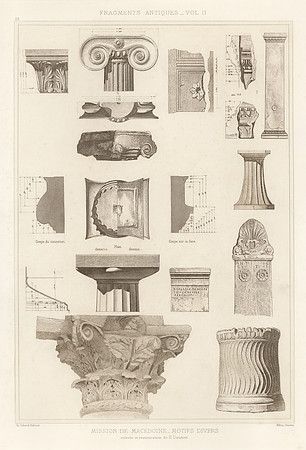 Vintage Image Plate (25) - Varied Motifs from the Macedonia Mission