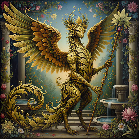 Palmette Dragon