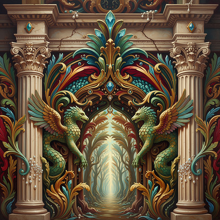 Enchanted Palmette Canopy