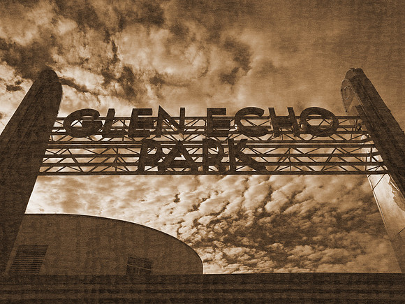 Glen Echo Park Entrance Sign - Nebulous Nostalgia