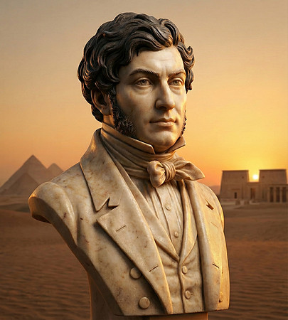 Champollion Desert Bust