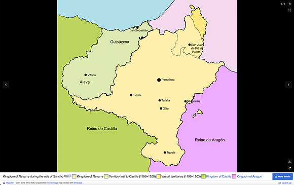 Kingdom of Navarre during the rule of Sancho VII