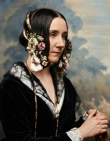 AI Color Portrait Recreation - Ada Lovelace