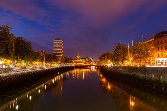 Dublin Liffey Twilight