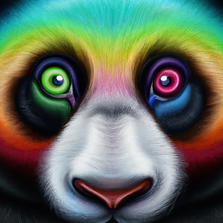 Rainbow Panda